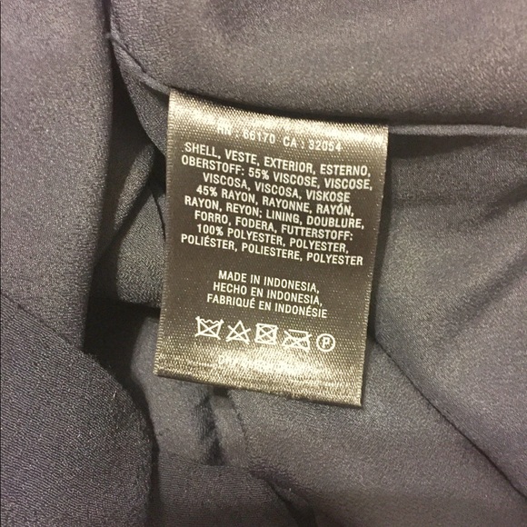 Maeve | Navy Lace Shoulder Tisana Dress | Size: 4 - Picture 8 of 8